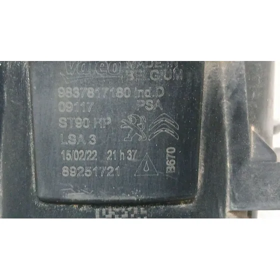Faro Antiniebla Derecho para Citroën Berlingo Furgoneta/Monovolumen (K9)