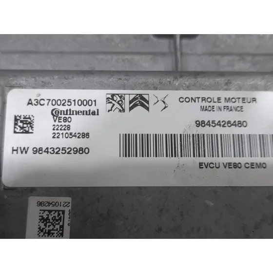 Centralita Motor Uce para Fiat Scudo Furgoneta