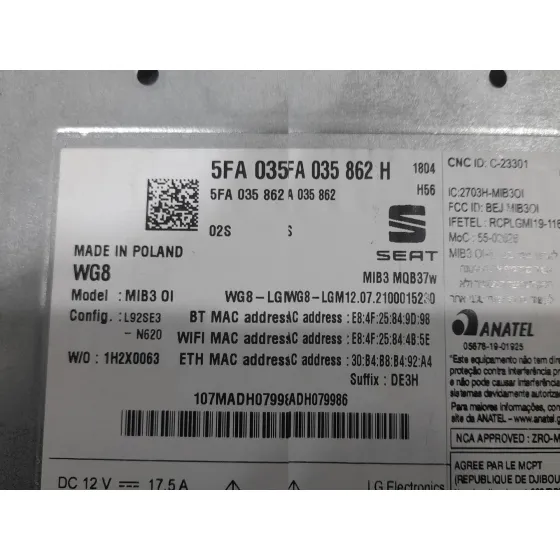 Sistema Audio / Radio para Cupra Formentor