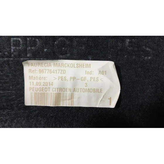 Bandeja Trasera para Peugeot 308 Ii (Lb_, Lp_, Lw_, Lh_, L3_)