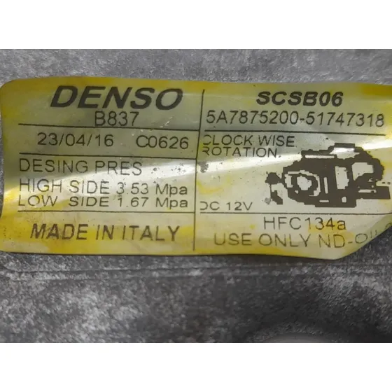 Compresor Aire Acondicionado para Ford Ka (Ru8)