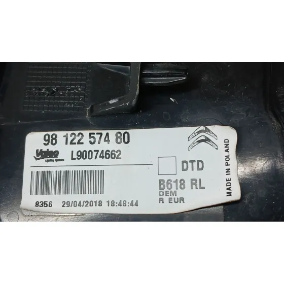 Piloto Trasero Derecho para Citroën C3 Iii (Sx)