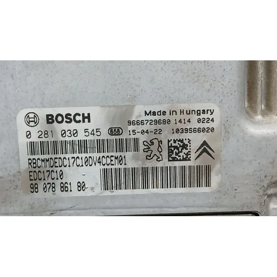 Centralita Motor Uce para Peugeot 208 I (Ca_, Cc_)