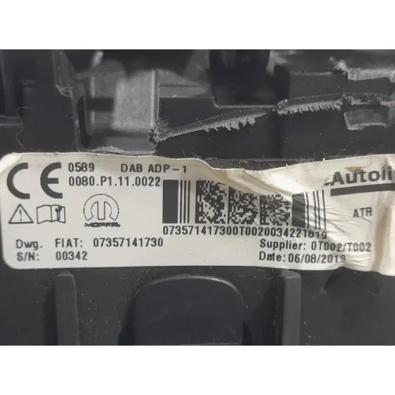 Airbag Delantero Izquierdo para Fiat Fiorino Furgoneta/Monovolumen (225_)