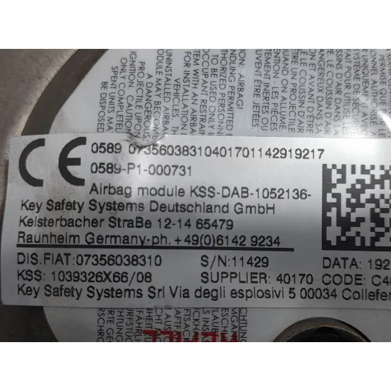 Airbag Delantero Izquierdo para Jeep Renegade