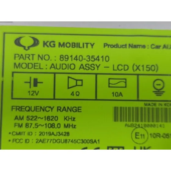 Sistema Navegacion Gps para Ssangyong Tivoli