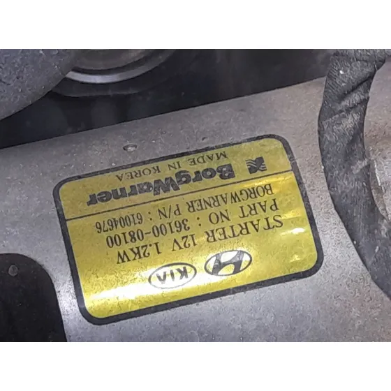 Motor Arranque para Hyundai I20 Iii (Bc3, Bi3)