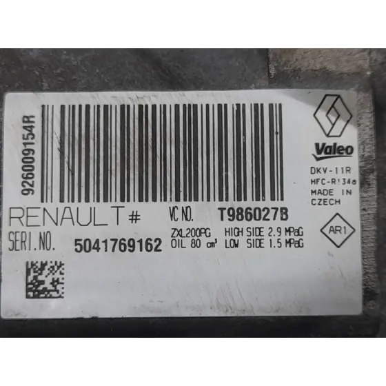 Compresor Aire Acondicionado para Dacia Dokker Furgoneta/Monovolumen