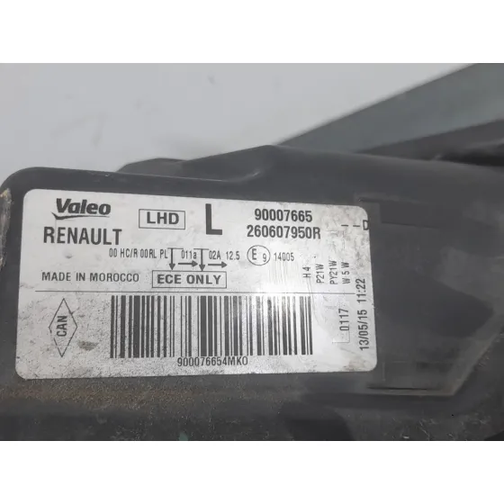 Faro Izquierdo para Dacia Dokker Furgoneta/Monovolumen