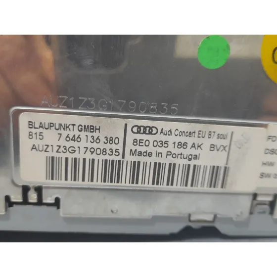 Sistema Audio / Radio Cd para Audi A4 B7 (8Ec)