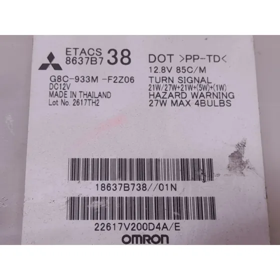 Caja Reles / Fusibles para Mitsubishi Space Star (A00)