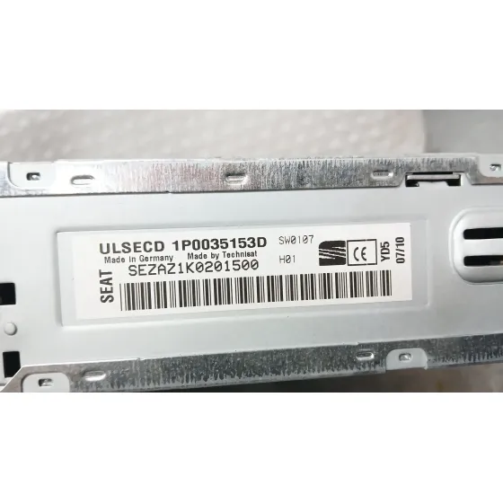 Sistema Audio / Radio Cd para Seat Leon (1P1)