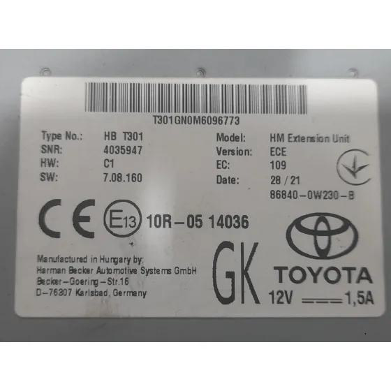Modulo Electronico para Lexus Es