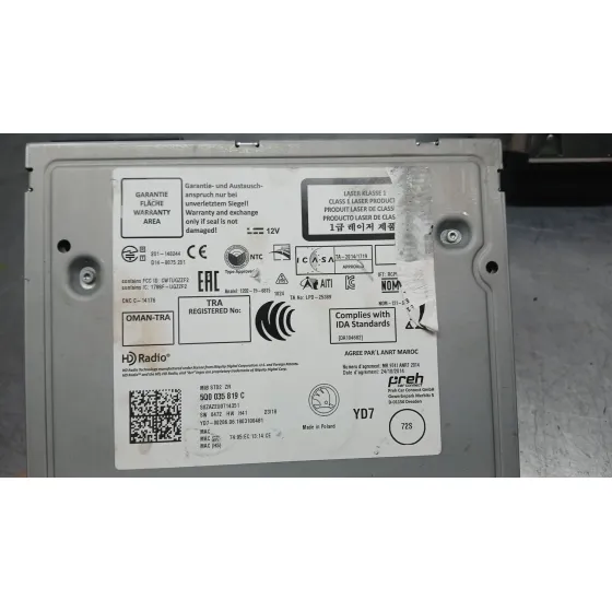 Sistema Audio / Radio para Skoda Fabia
