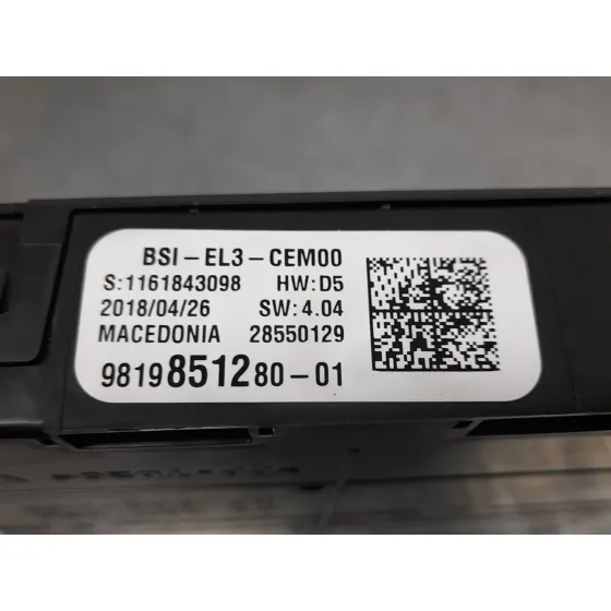 Caja Reles / Fusibles para Citroën C3 Iii (Sx)
