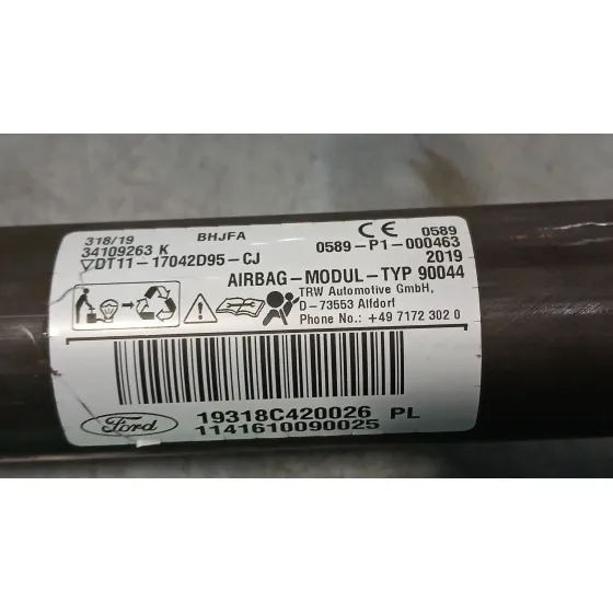 Airbag Cortina Delantero Izquierdo para Ford Tourneo Connect / Grand Tourneo Connect V408 Monospace