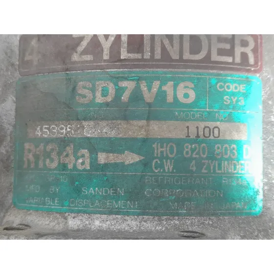Compresor Aire Acondicionado para Seat Toledo I (1L2)
