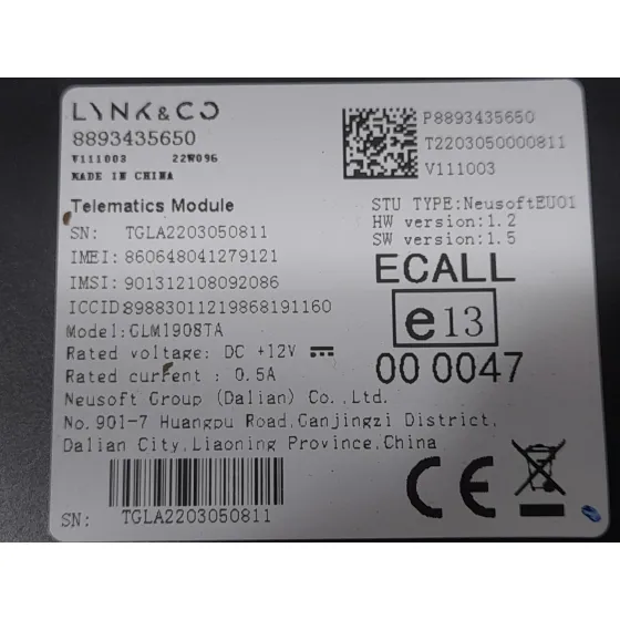 Modulo Electronico para Lynk & Co 01