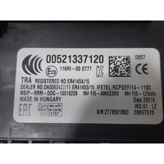 Caja Reles / Fusibles para Fiat Tipo Hatchback (356_, 357_)