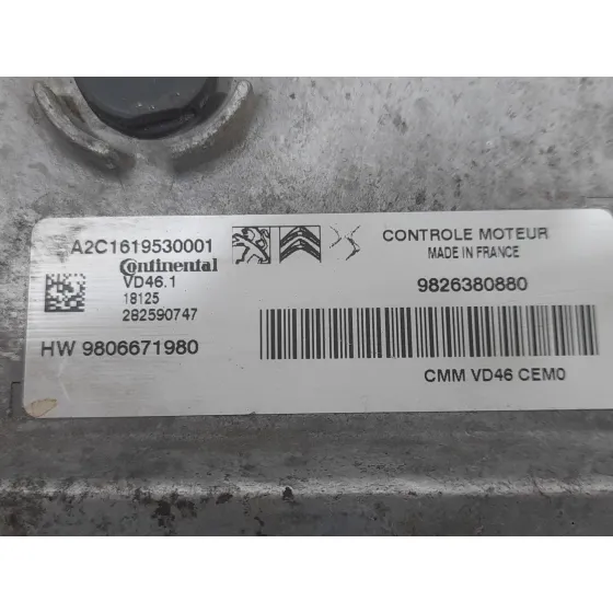 Centralita Motor Uce para Peugeot 3008