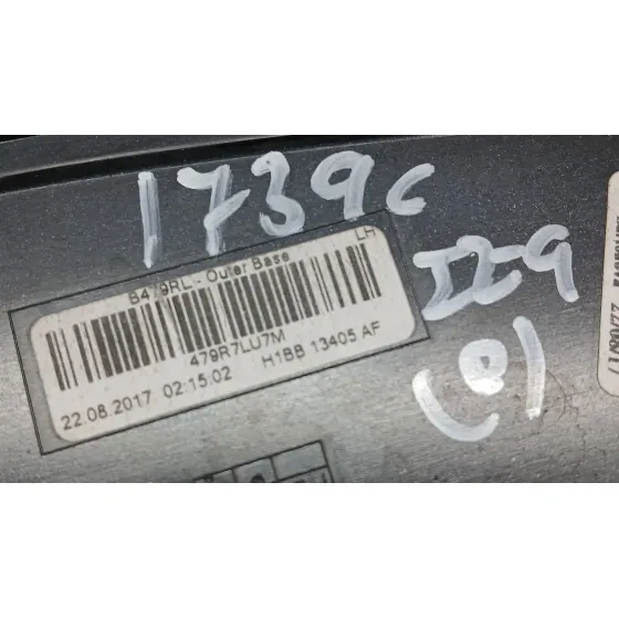 Piloto Trasero Izquierdo Interior para Ford Fiesta Vii (Hj, Hf)