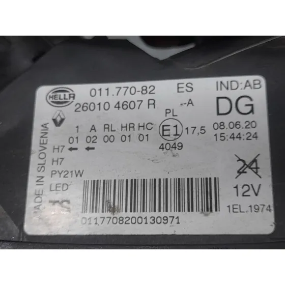Faro Derecho para Renault Kadjar (Ha_, Hl_)