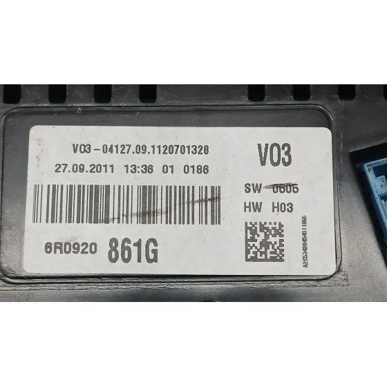 Cuadro Instrumentos para Volkswagen Polo V (6R1, 6C1)