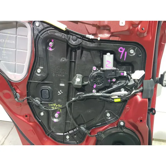 Elevalunas Trasero Izquierdo para Mazda 2 Hatchback (Dl, Dj)