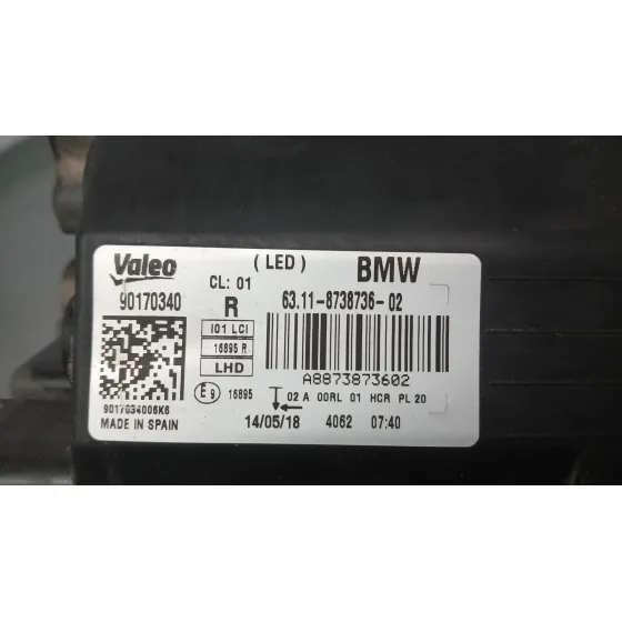 Faro Derecho para Bmw I3 (I01)