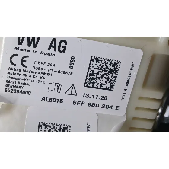 Kit Airbag para Cupra Formentor (Km7, Kmp)