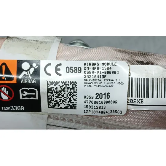 Airbag Cortina Delantero Derecho para Citroën C3 Aircross I (2R_, 2C_)