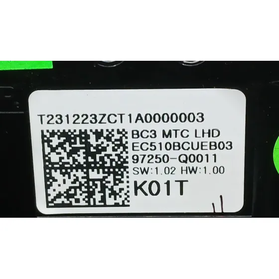 Mando Calefaccion / Aire Acondicionado para Hyundai I20 Iii (Bc3, Bi3)