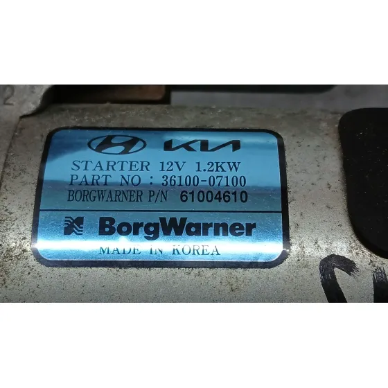 Motor Arranque para Hyundai I20 Iii (Bc3, Bi3)