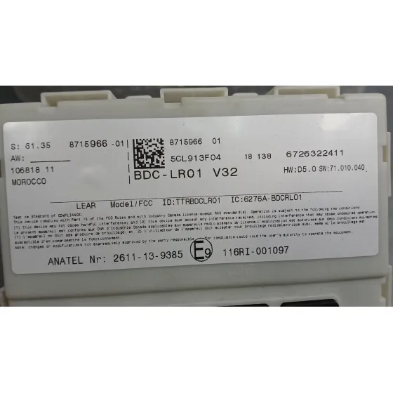 Caja Reles / Fusibles para Bmw I3 (I01)