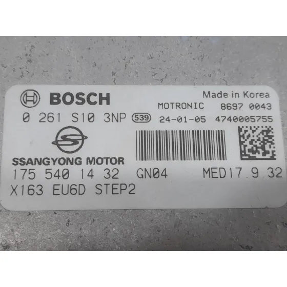 Centralita Motor Uce para Ssangyong Tivoli