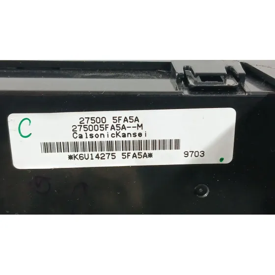 Mando Climatizador para Nissan Micra V (K14)