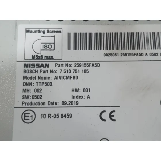 Sistema Navegacion Gps para Nissan Micra V (K14)