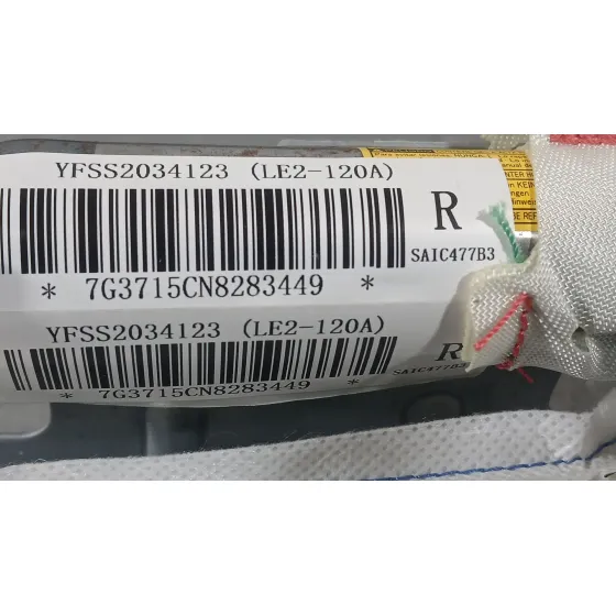Airbag Cortina Delantero Derecho para Mg Hs (As23)
