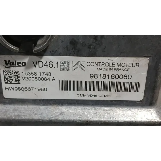 Centralita Motor Uce para Peugeot 308 Sw Ii (Lc_, Lj_, Lr_, Lx_, L4_)