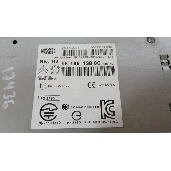 Sistema Audio / Radio para Peugeot 308 Sw Ii (Lc_, Lj_, Lr_, Lx_, L4_)