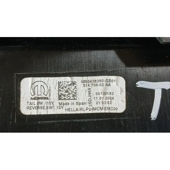 Piloto Trasero Derecho Interior para Peugeot 2008 Ii (Ud_, Us_, Uy_, Uj_, Ur_, Uc_)