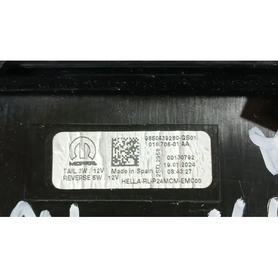Piloto Trasero Izquierdo Interior para Peugeot 2008 Ii (Ud_, Us_, Uy_, Uj_, Ur_, Uc_)