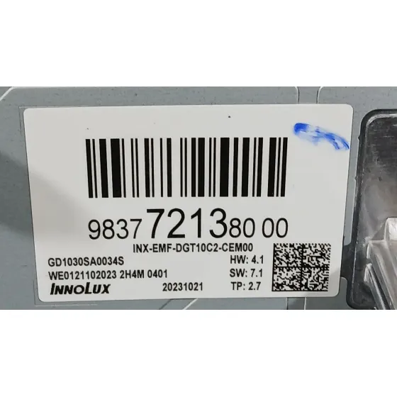 Sistema Navegacion Gps para Peugeot 2008 Ii (Ud_, Us_, Uy_, Uj_, Ur_, Uc_)