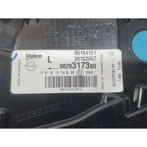 Piloto Trasero Izquierdo Interior para Opel Corsa F (P2Jo)