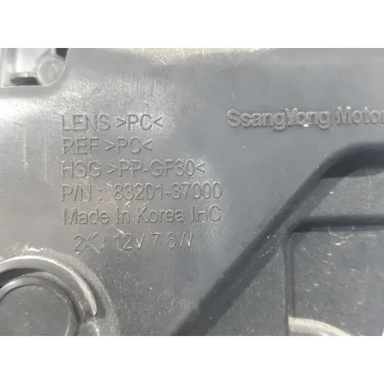 Faro Antiniebla Izquierdo para Kg Mobility Korando (C300)