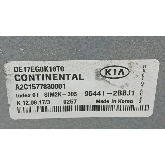 Centralita Motor Uce para Kia Niro I (De)