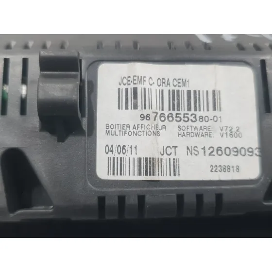 Pantalla Multifuncion para Peugeot 5008 (0U_, 0E_)