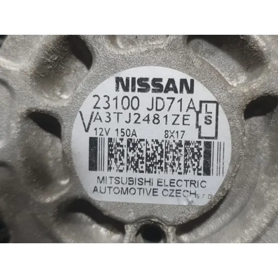 Alternador para Nissan Qashqai I (J10, Nj10)