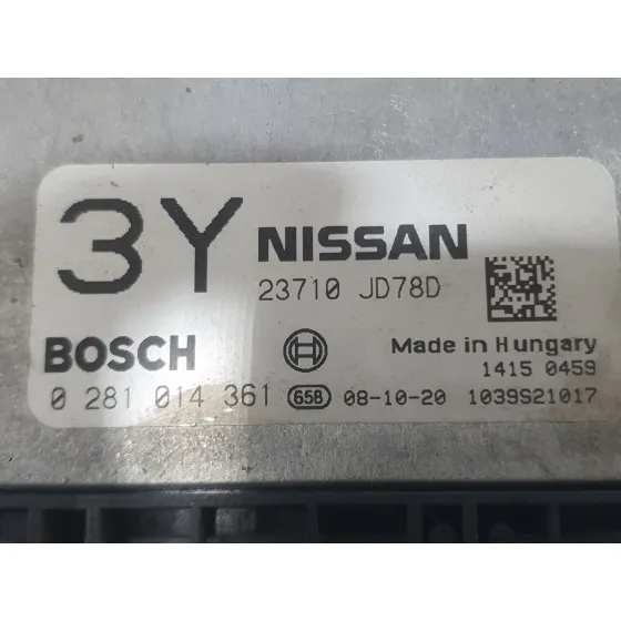 Centralita Motor Uce para Nissan Qashqai I (J10, Nj10)