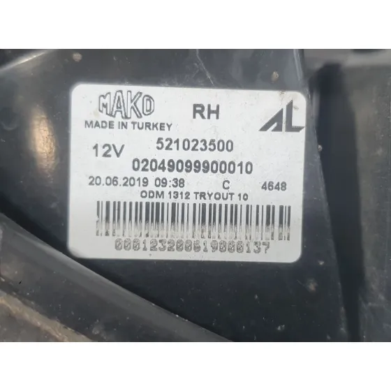 Piloto Trasero Derecho para Fiat Panda (312_, 319_)